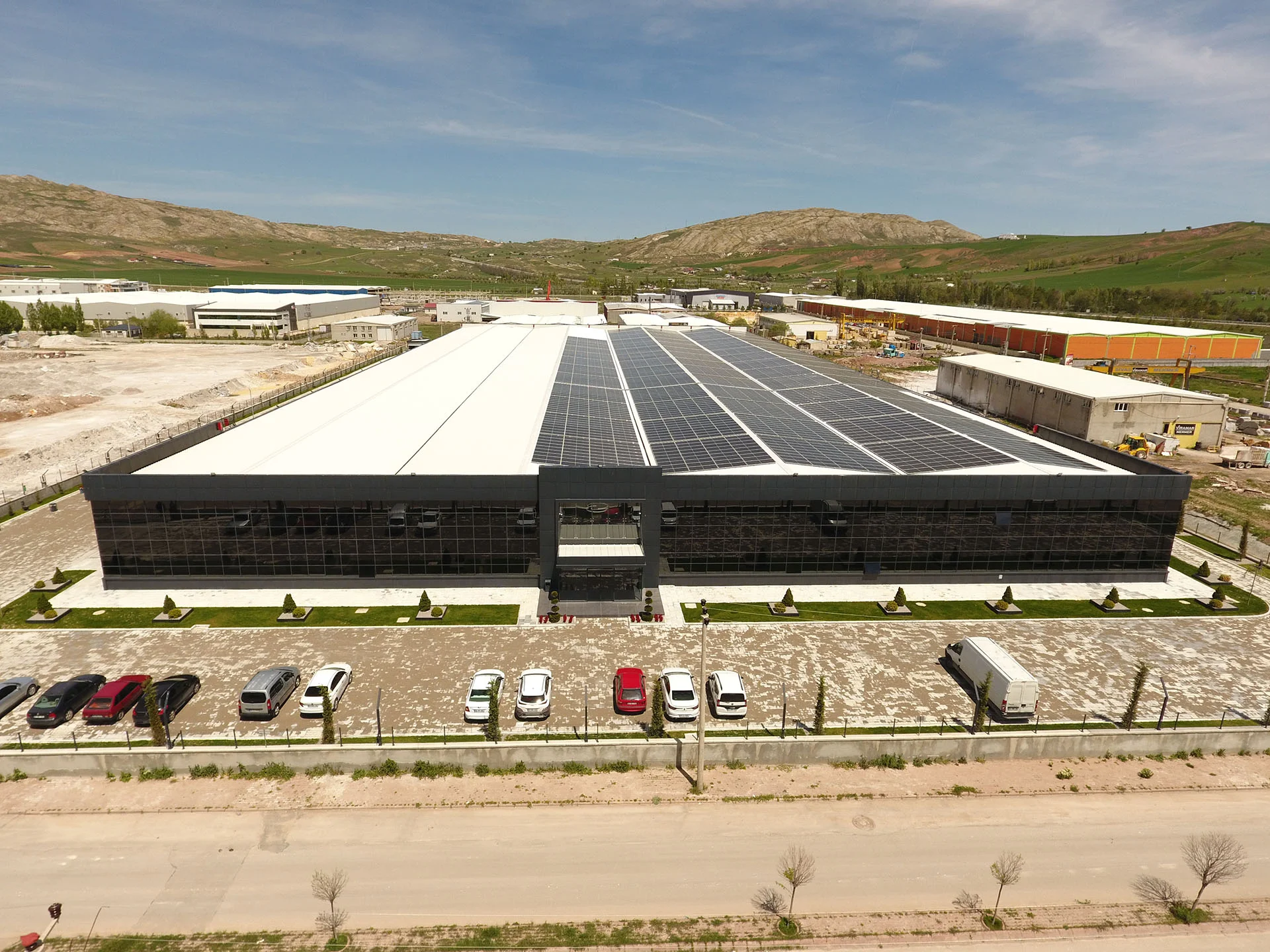 Canel’in Yasin Tekstil proje arşivindeki fabrika görüntüsü